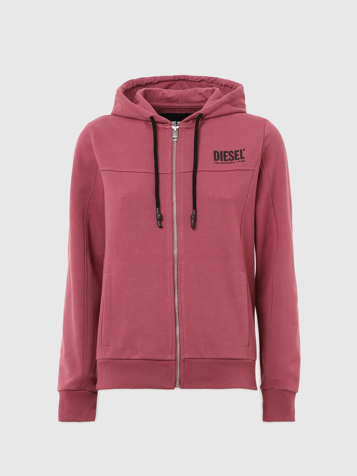 Diesel Mikina - UFLTVICTORIALHZ SWEATSHIRT ružová