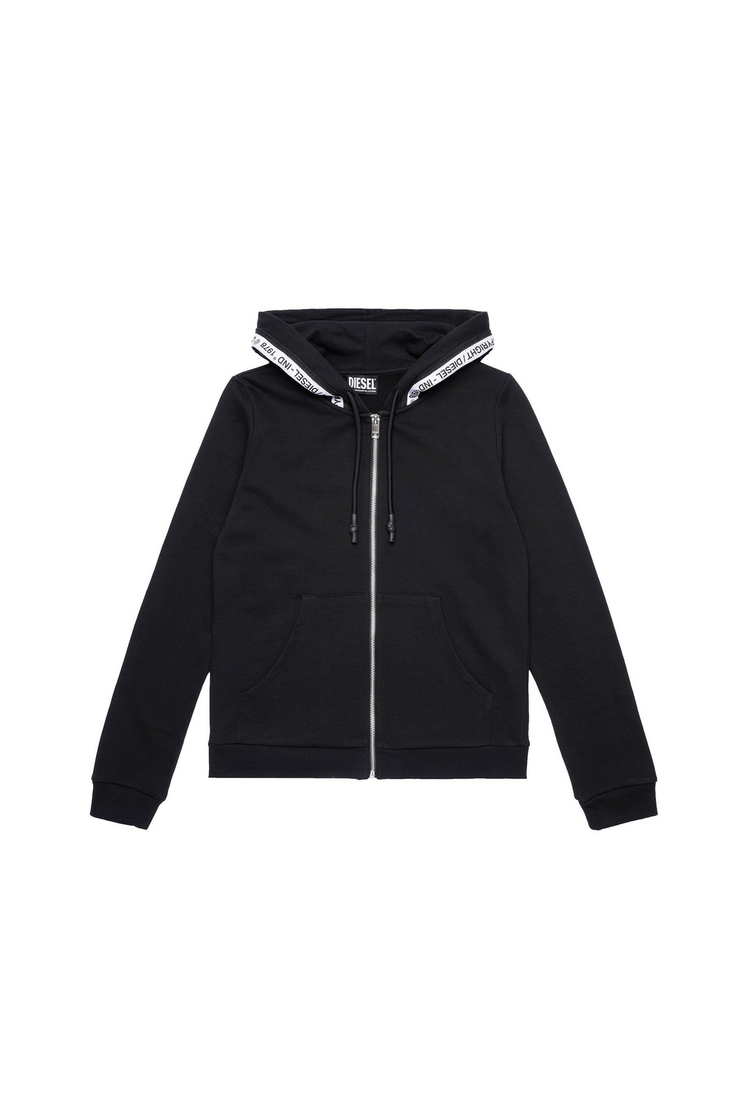 Diesel Mikina - UFLTBRANDAL SWEATSHIRT čierna