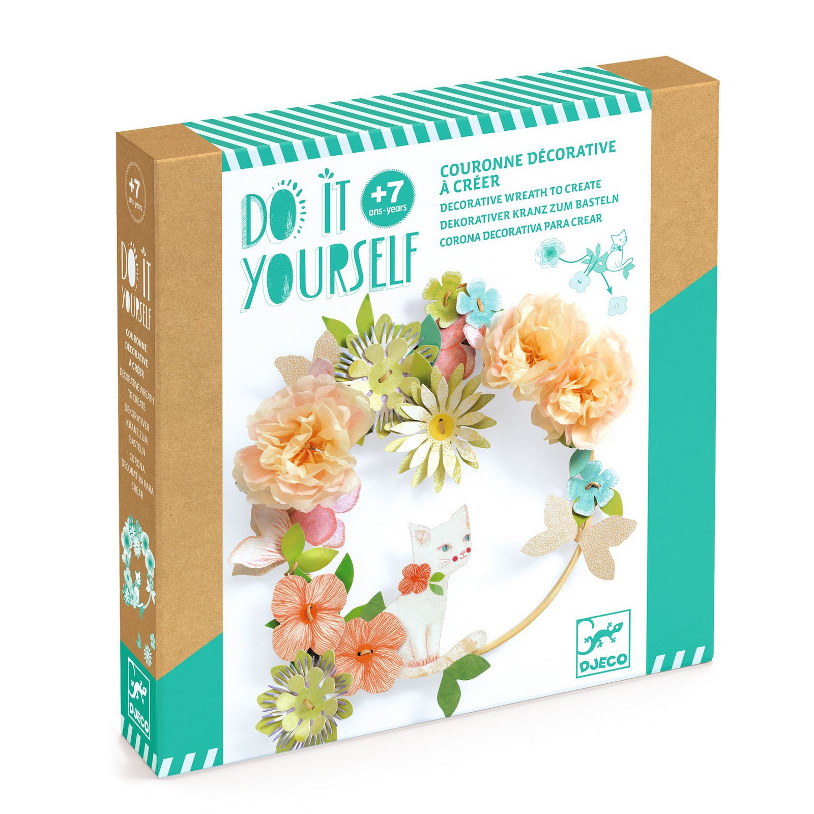 Vyrob si sám - kvetinový veniec Dalia