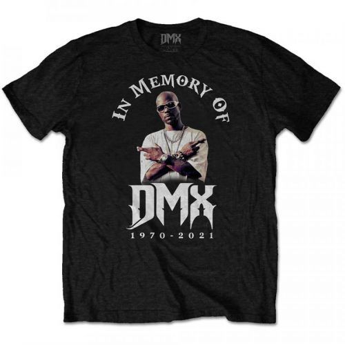 DMX - Tričko In Memory - Muž, Unisex, Čierna, XXL