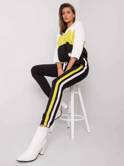 Ecru-zelená dámska tepláková súprava S / M