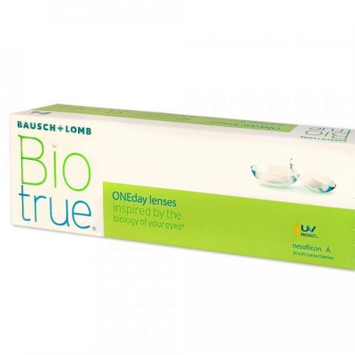 BAUSCH & LOMB Biotrue oneday 30 šošoviek, Počet dioptrií: -0,5, Priemer: 14,2, Zakrivenie: 8,6, Počet ks: 30 ks