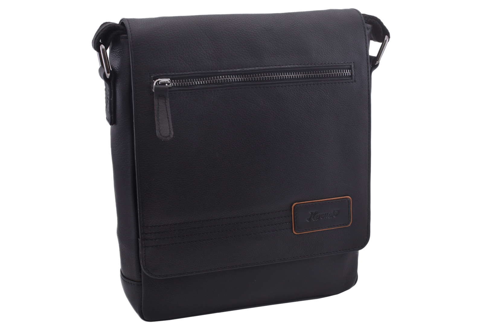 Pánske kožené crossbody čierna nappa 250853