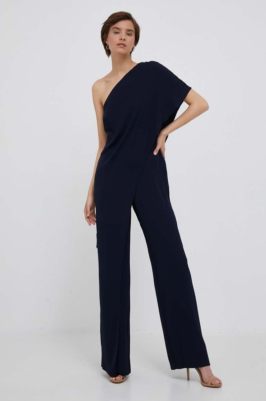 Overal Lauren Ralph Lauren tmavomodrá farba, s holým chrbtom, 253909456