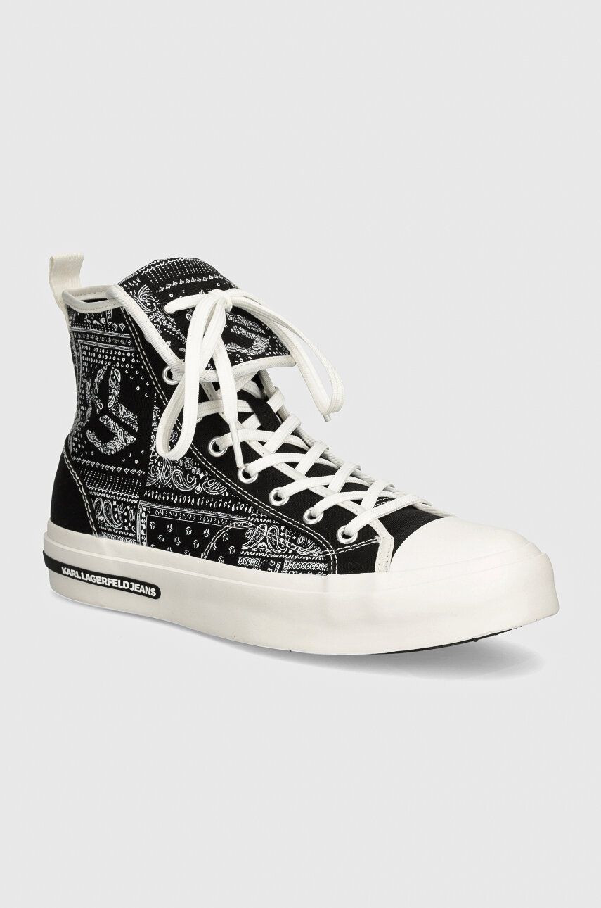 Tenisky Karl Lagerfeld Jeans KLJ VULC pánske, čierna farba, KLJ50955