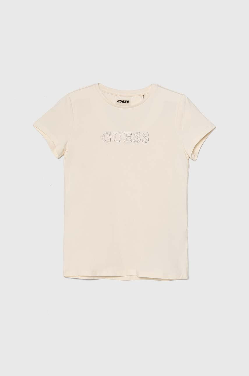 Detské tričko Guess béžová farba, J4RI49 J1314