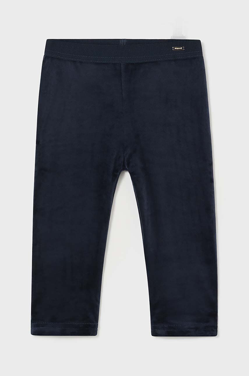 Detské legíny Mayoral tmavomodrá farba, jednofarebné, 727