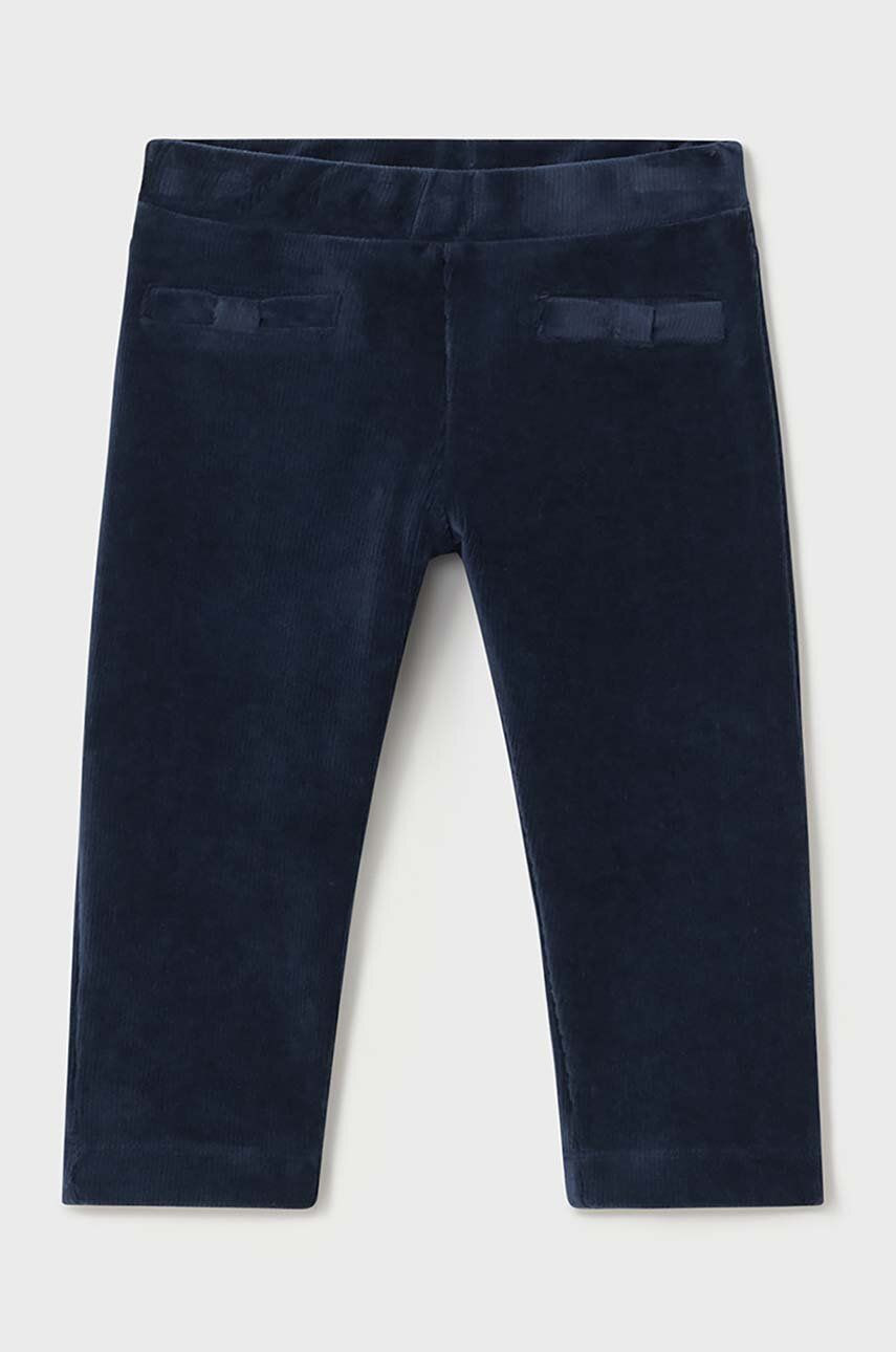 Detské nohavice Mayoral tmavomodrá farba, jednofarebné, 514