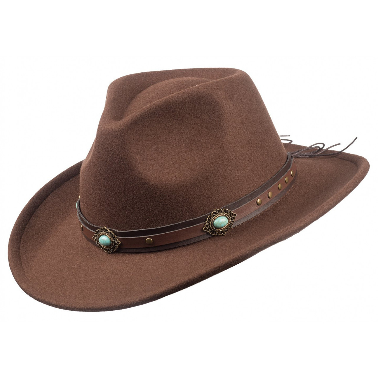 Klobúk austrálsky Scippis Rockwell - hnedý, S/M