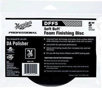 MEGUIAR'S DFF5 Soft Buff Foam Finishing Disc 5