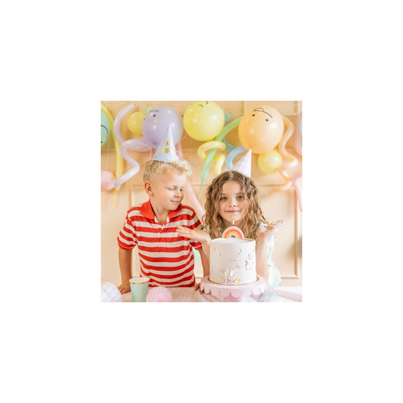 SCS-21 Party Deco Sviečka na tortu - Dúha, 4,5cm