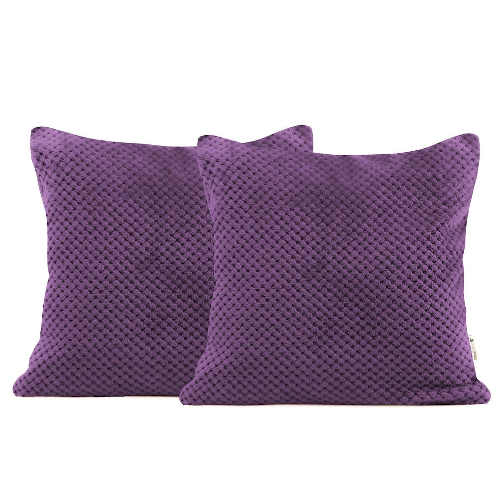 Povlak na polštář DecoKing HENRY 45x45 cm fialový