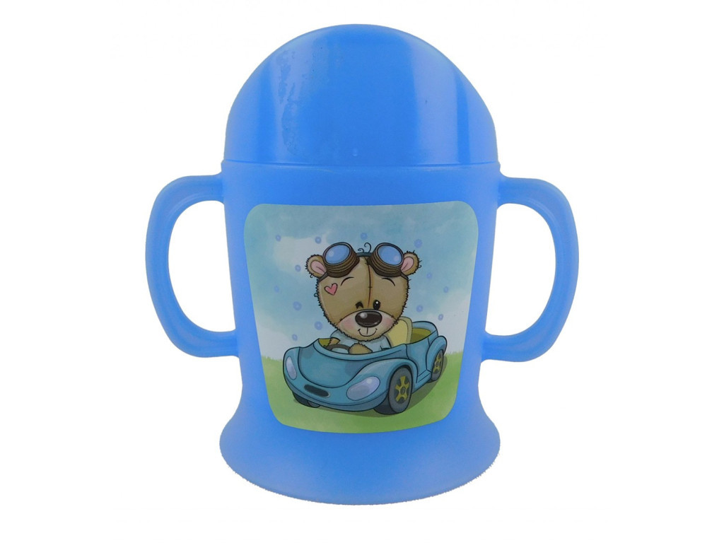 TVAR - Hrnček kojenecký 150ml Medvedík auto