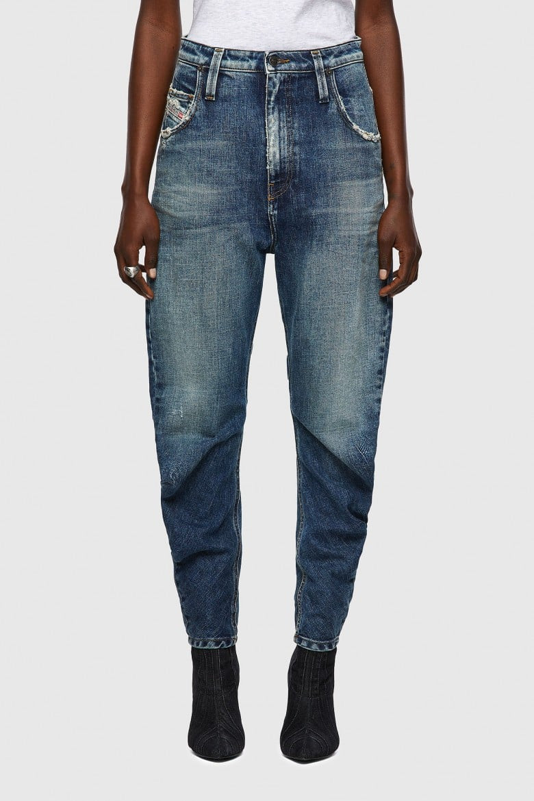 Diesel Rifle - DPLATASP L.32 TROUSERS modré