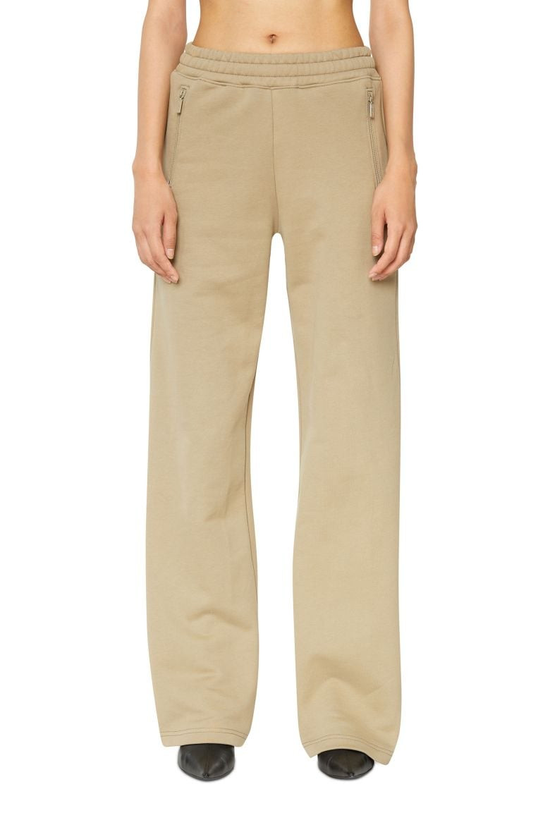 Diesel Tepláky - P-ZAM-DOVAL-PJ TROUSERS béžové