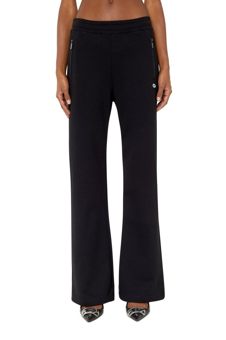Diesel Tepláky - P-ZAM-DOVAL-PJ TROUSERS čierne