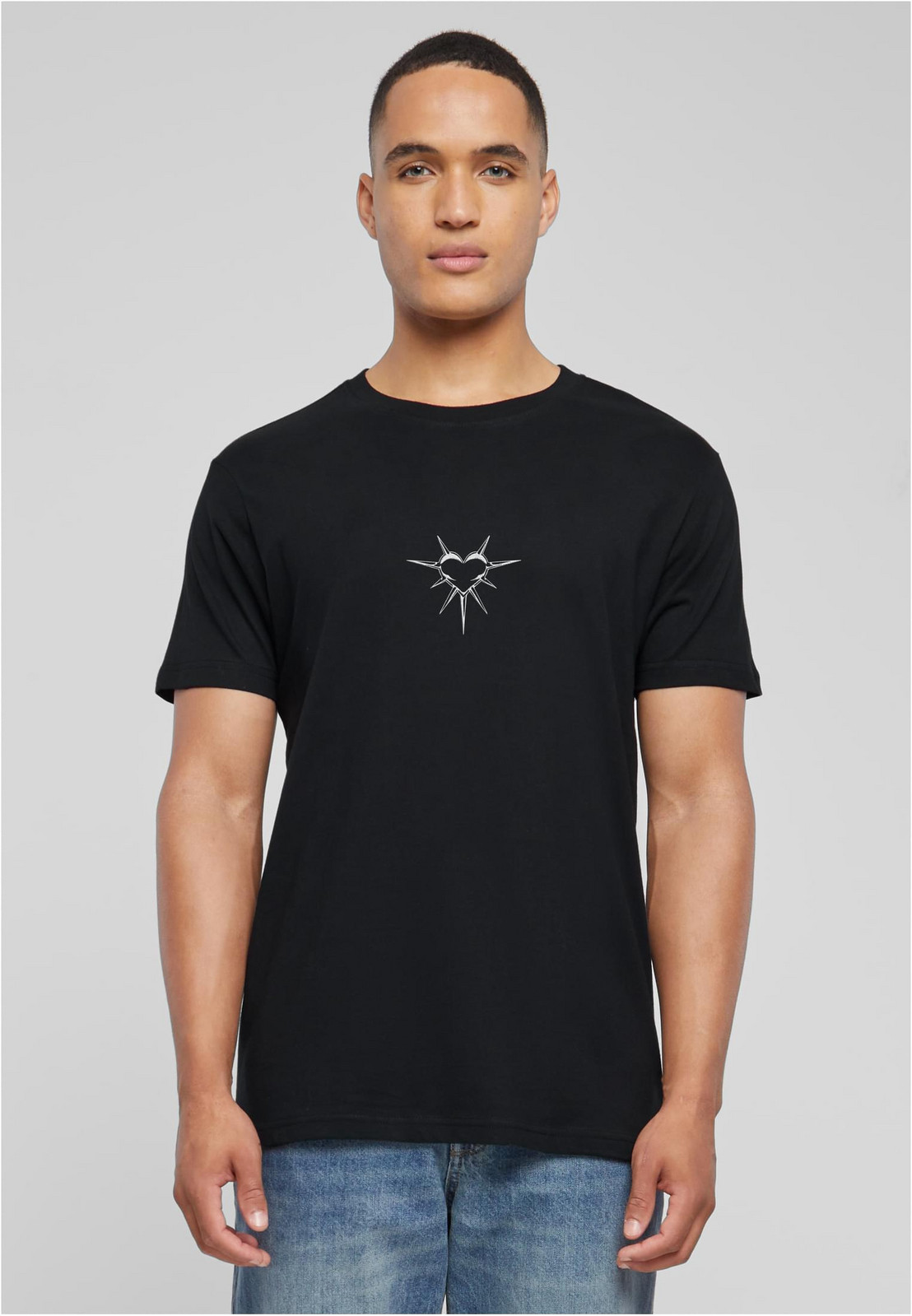 Men's T-shirt Spike Heart EMB black