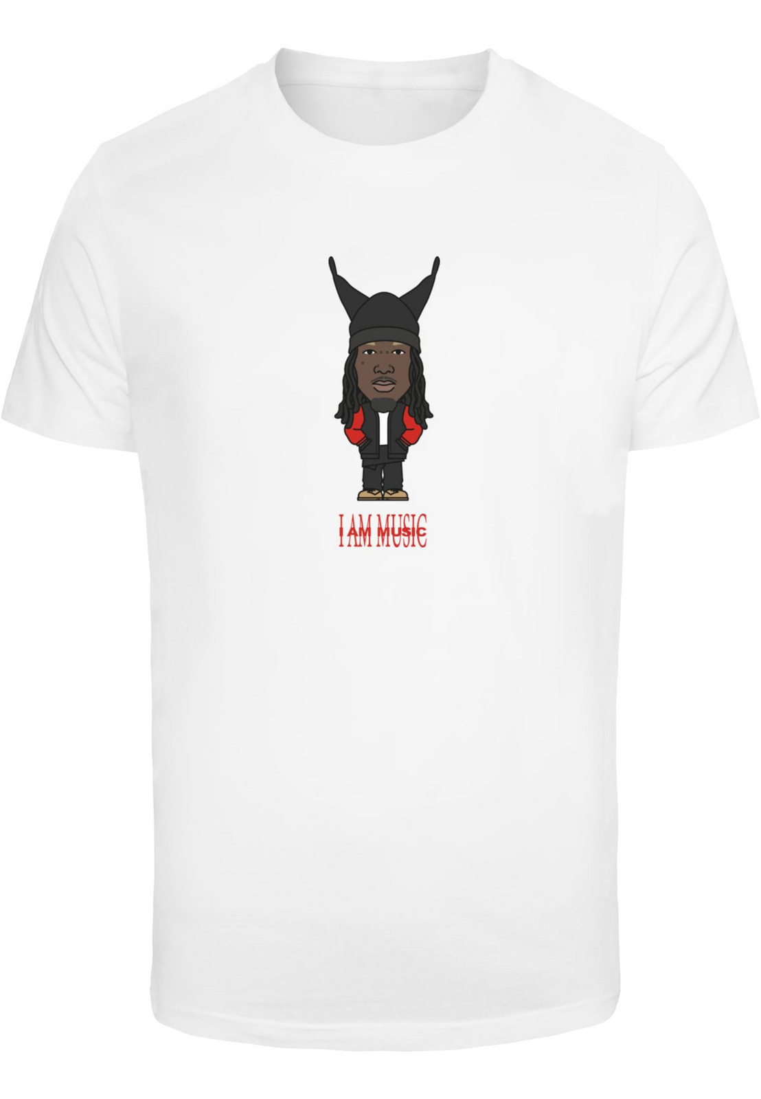 Men's T-shirt I Am Music white