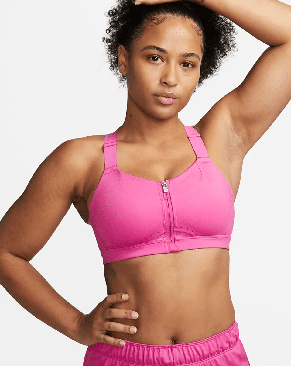 Športová podprsenka Nike Alpha Dri-FIT High-SP Front-Zip Veľkosť: XS - A/B