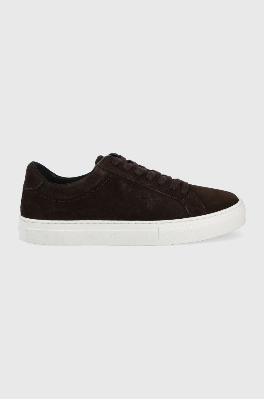 Semišové tenisky Vagabond Shoemakers Paul 2.0 hnedá farba