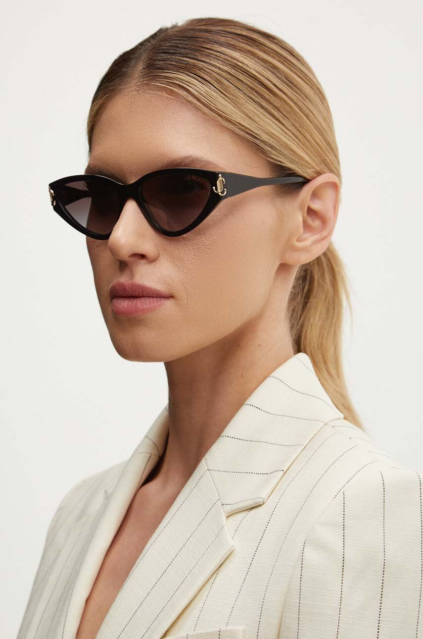 Slnečné okuliare Jimmy Choo dámske, čierna farba, 0JC5019