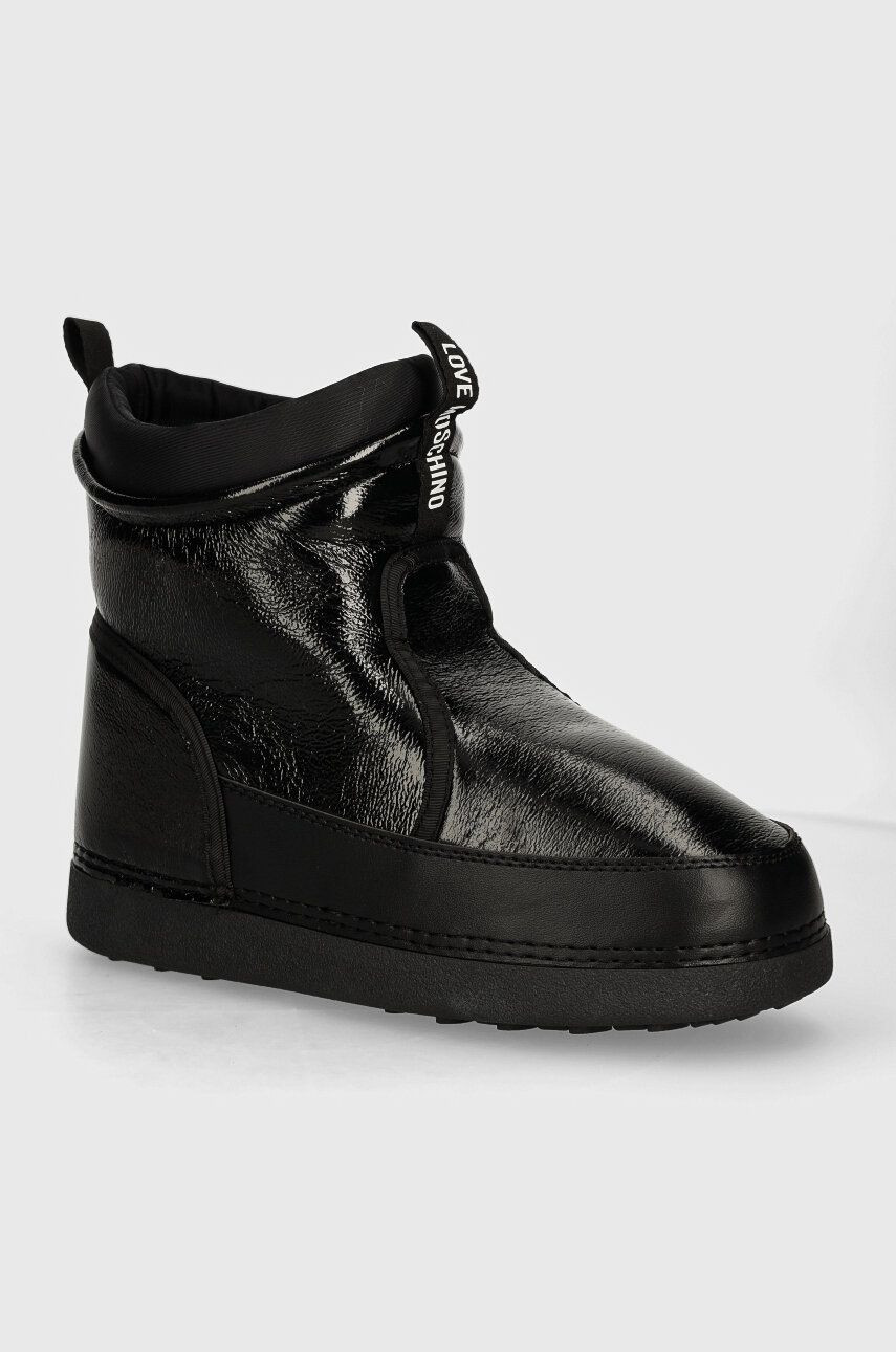 Snehule Love Moschino čierna farba, JA24072G1LISD000