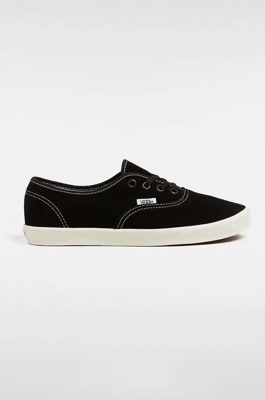 Semišové tenisky Vans Authentic Lowpro čierna farba, VN000D04BA21