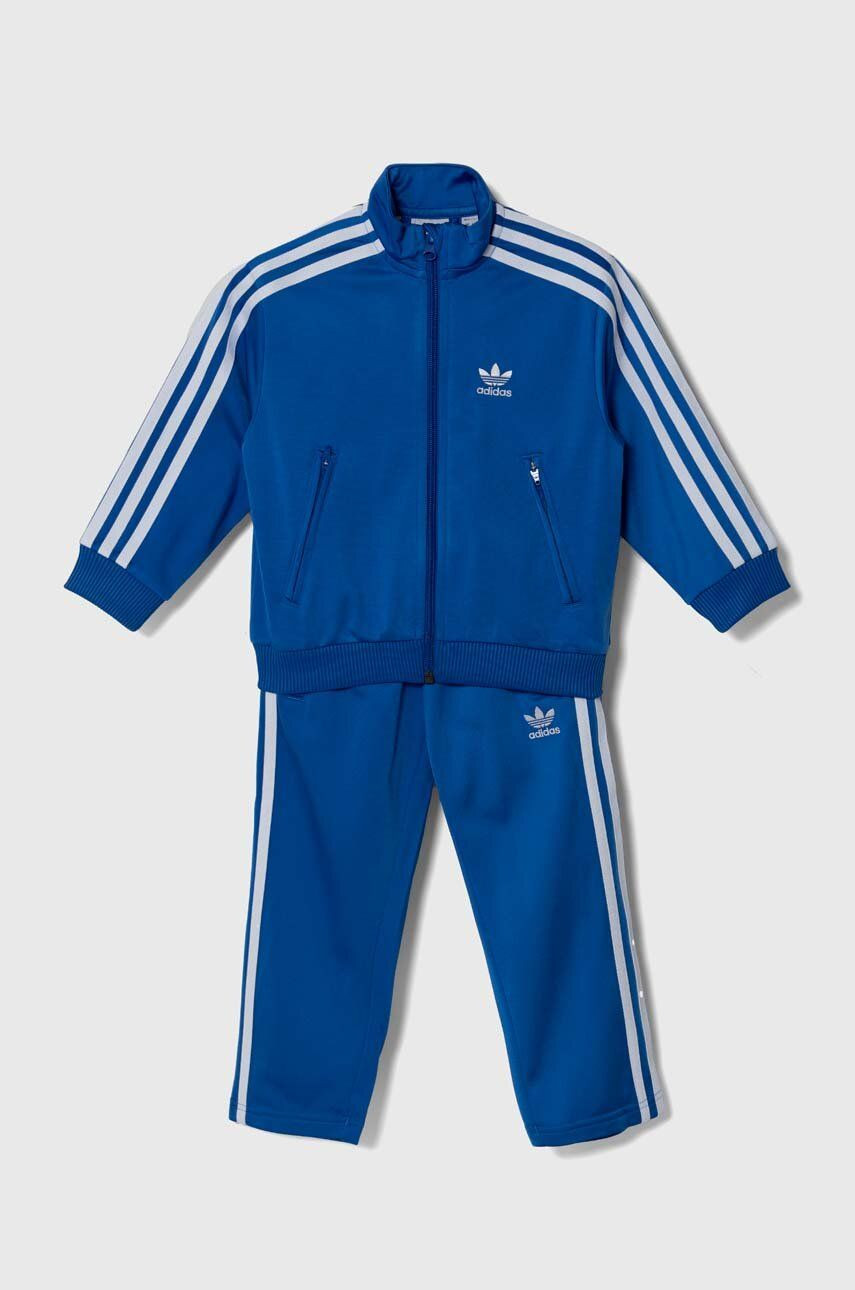 Detská tepláková súprava adidas Originals FIREBIRD tmavomodrá farba, IY4802