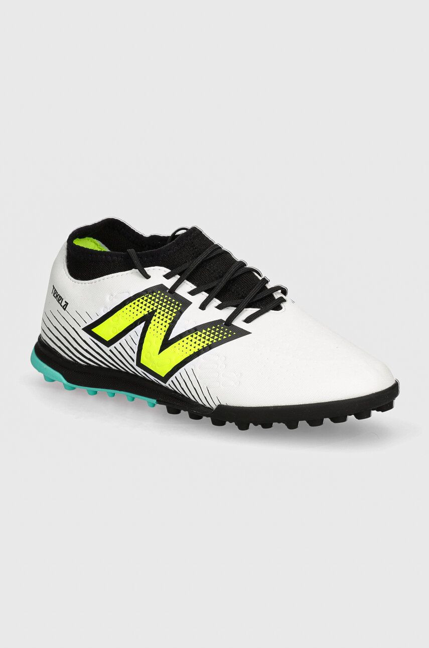 Kopačky New Balance turfy biela farba, ST3TH45