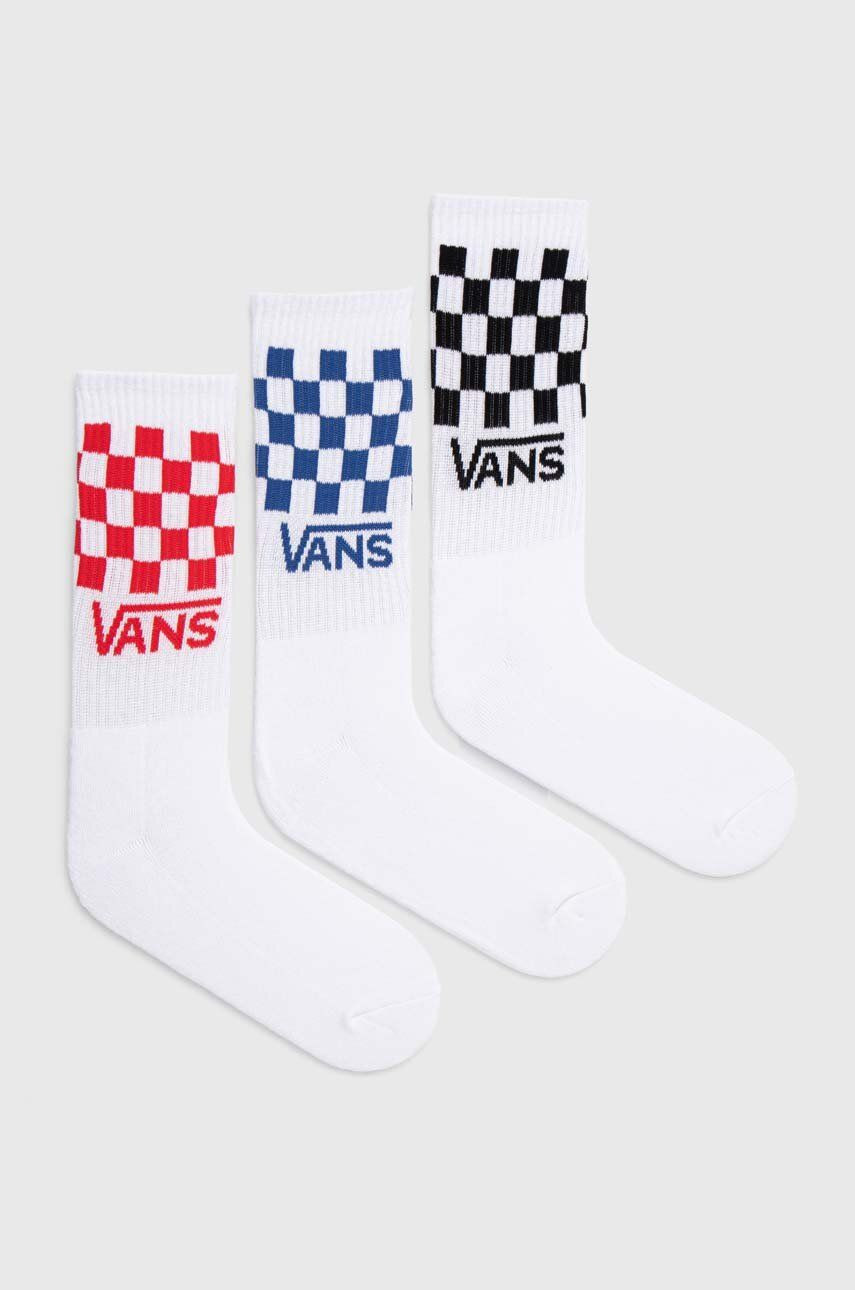 Ponožky Vans 3-pak biela farba, VN000F0WWHT1