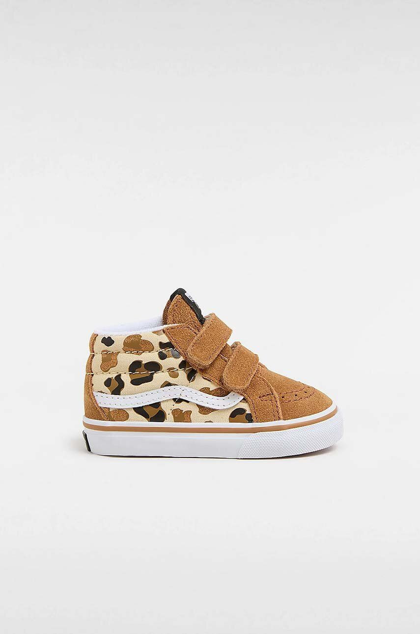 Detské tenisky Vans SK8-Mid Reissue béžová farba, VN000CQ0BF21