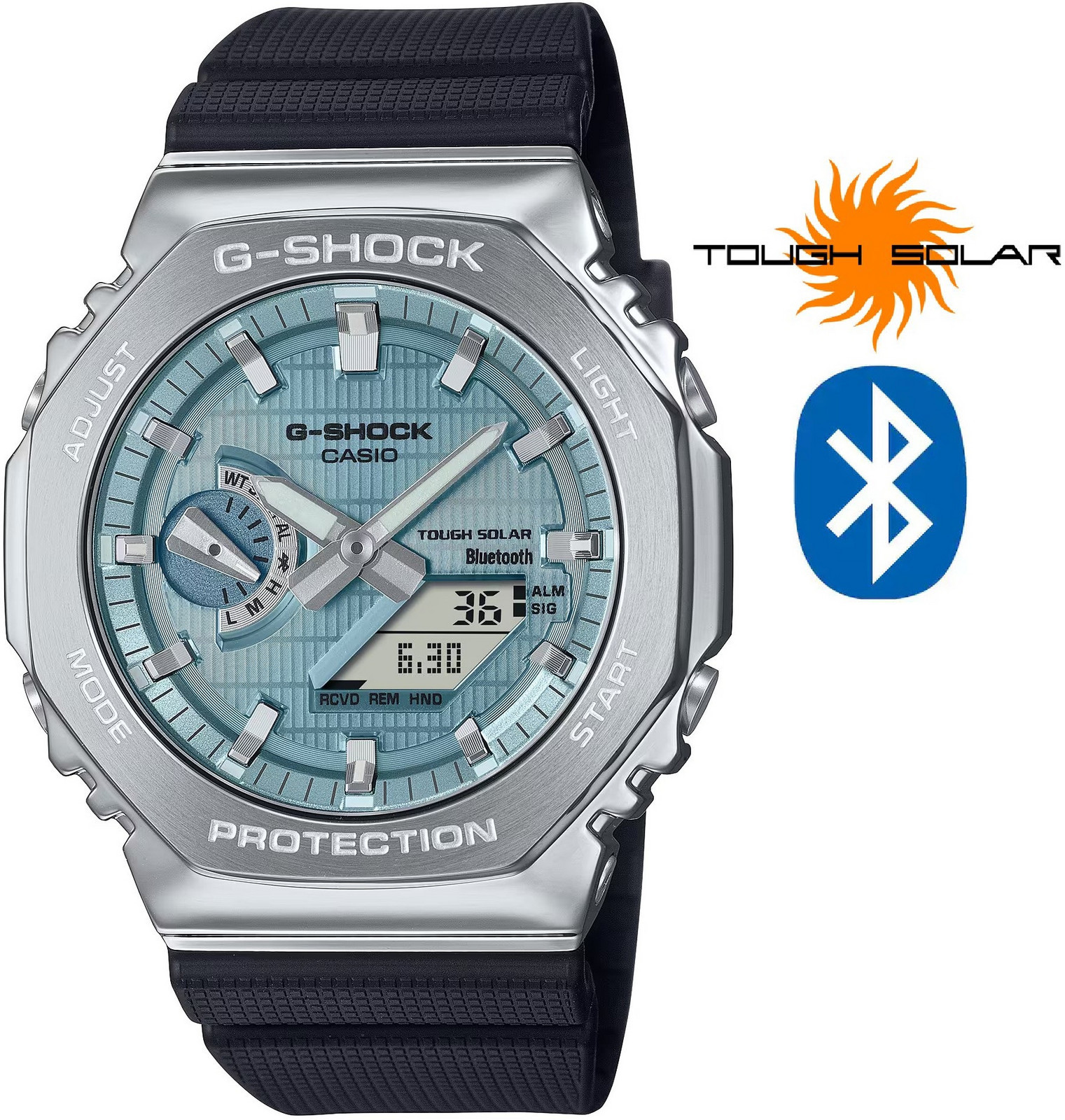 Casio G-SHOCK G-Steel Solar Bluetooth GBM-2100A-1A2ER (000)