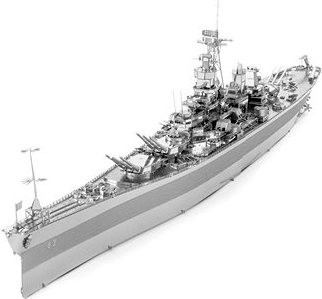 Metal Earth 3D puzzle Vojnová loď USS Missouri BB-63 (ICONX)