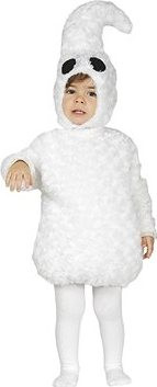 Detský kostým duch - veľ. 12-18 mesiacov - unisex - halloween