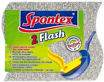 SPONTEX Flash hubka na teflón 2 ks