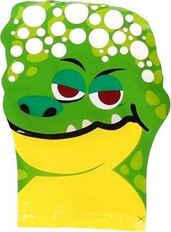 Bubbles zábavná rukavica s bublifukom – krokodíl