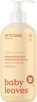 ATTITUDE Baby Leaves 2 v 1 s vôňou hruškovej šťavy 473 ml