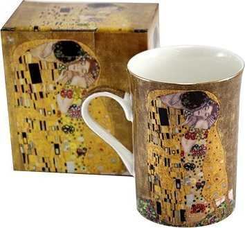 Home Elements Hrnček 300 ml, Klimt, Bozk zlatý