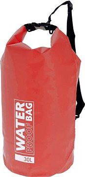 Redcliffs Vodotesný vak 30 l – červená