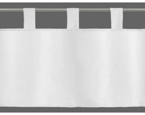 Bistro záves Alster 140x50 cm, biely%