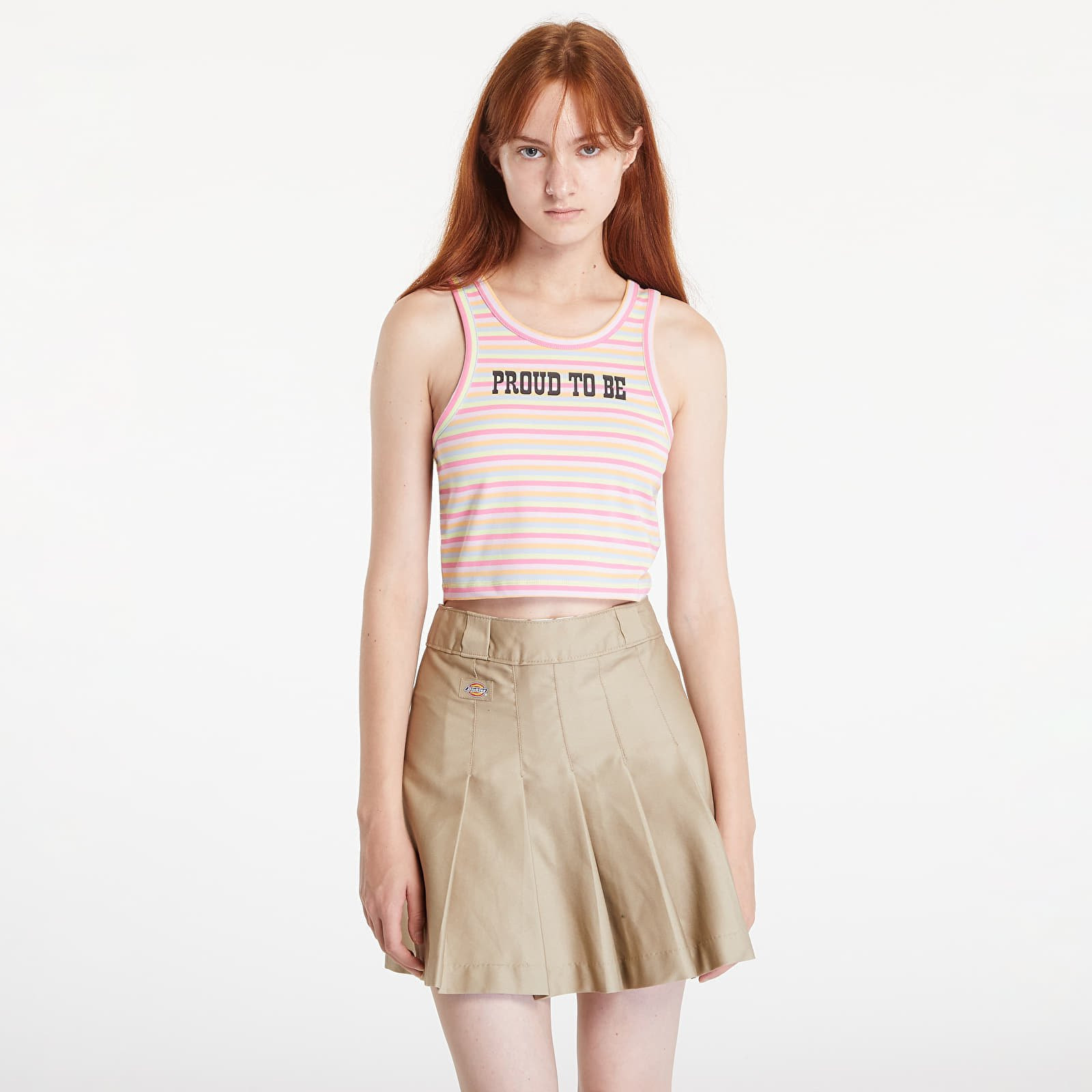 Top Converse Proud To Be Cropped Tank Top Multicolor XS