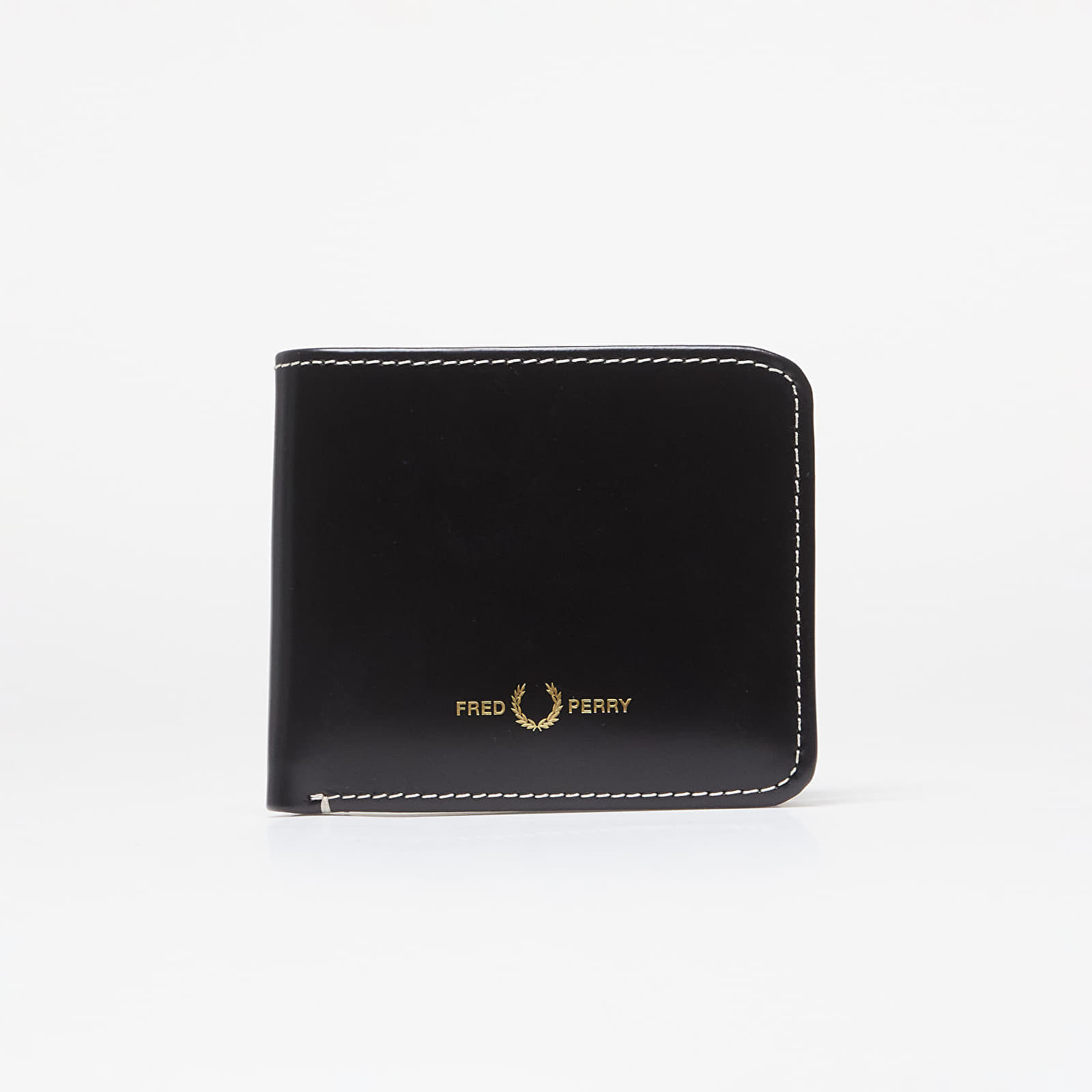 Peňaženka FRED PERRY Box Leather Billfold Wallet Black Universal