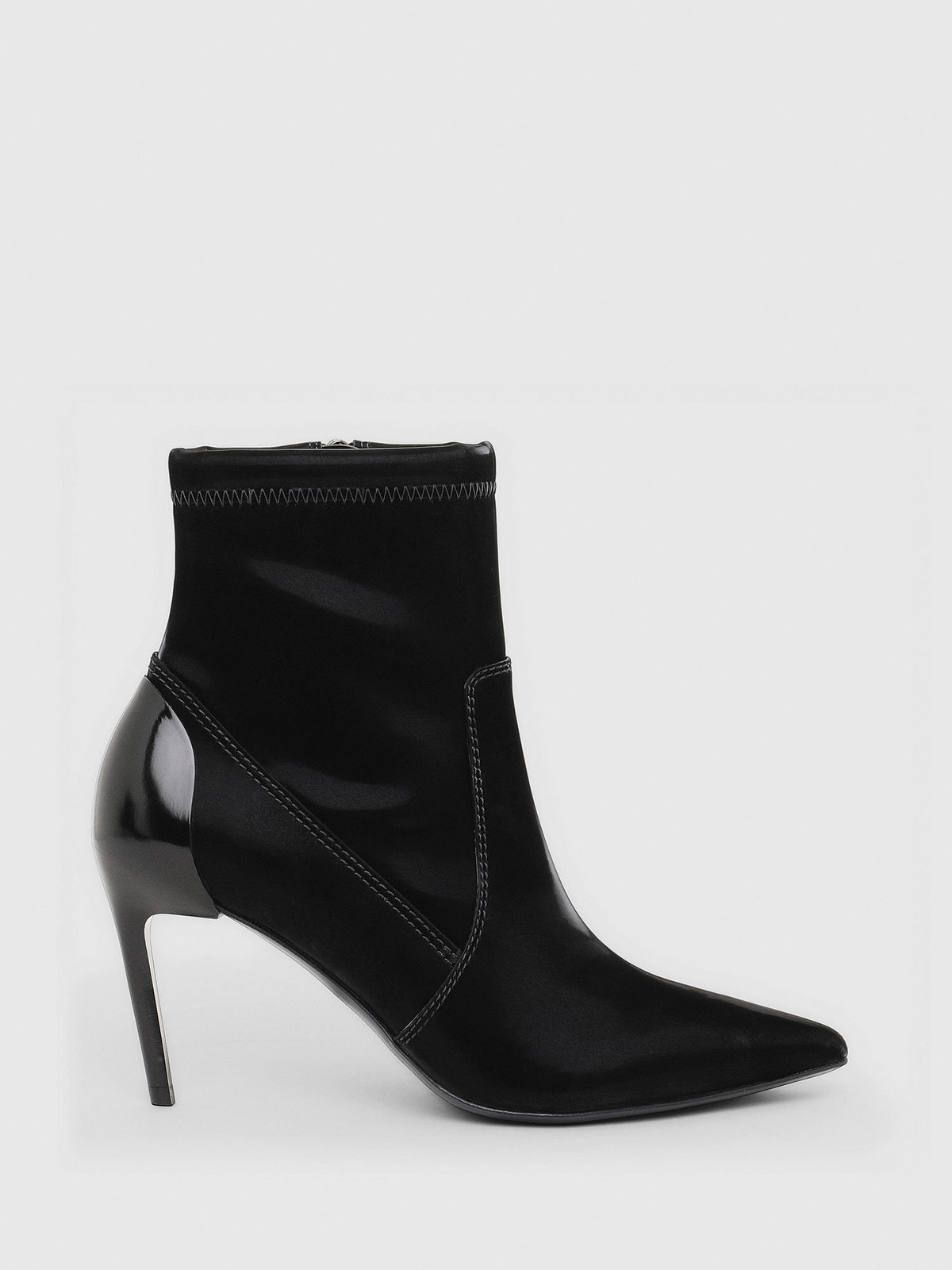 Diesel Čižmy - SLANTY DSLANTY MABZC BOOTS čierne