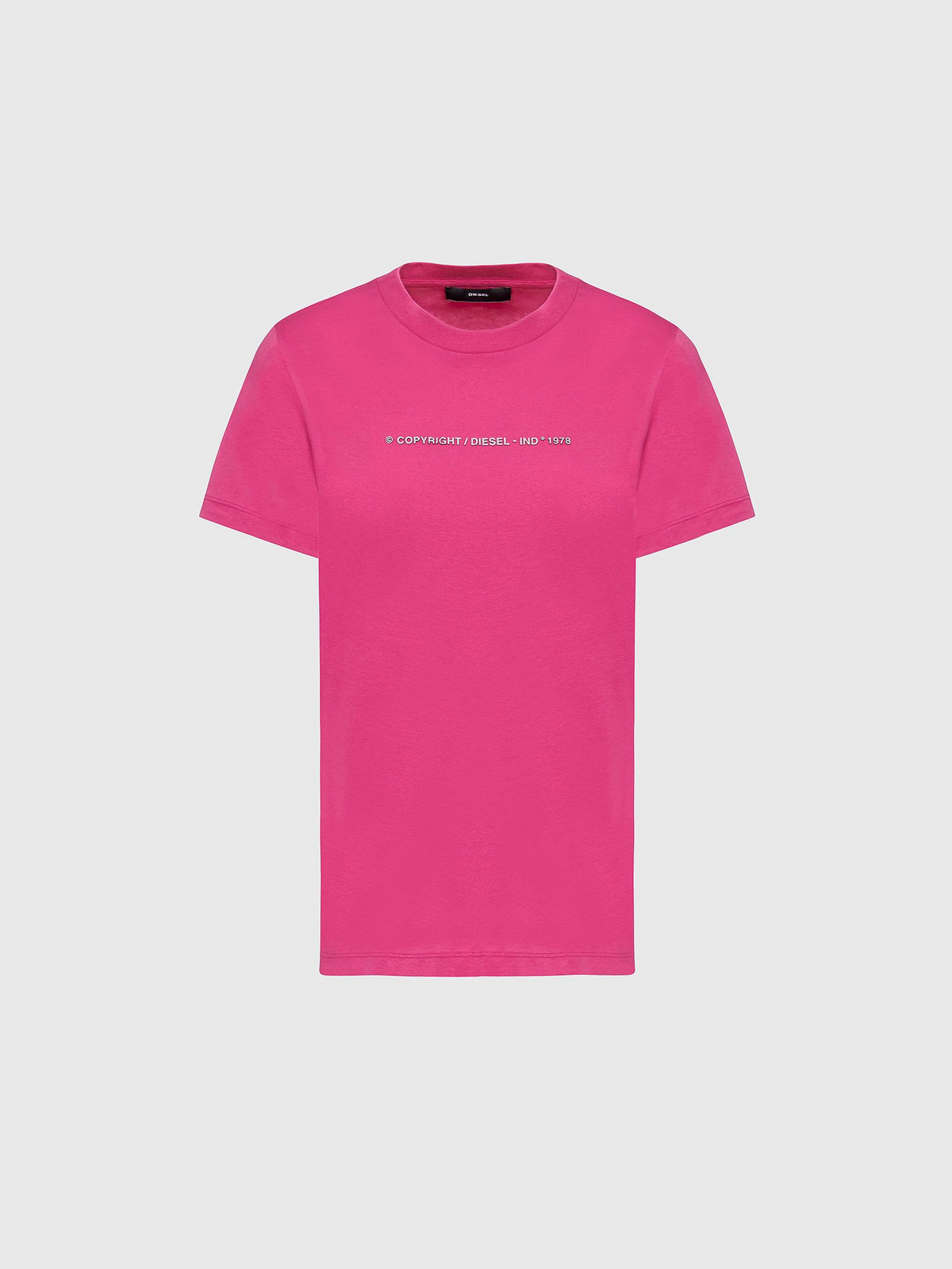 Diesel Tričko - TSILYCOPY TSHIRT tmavoružové