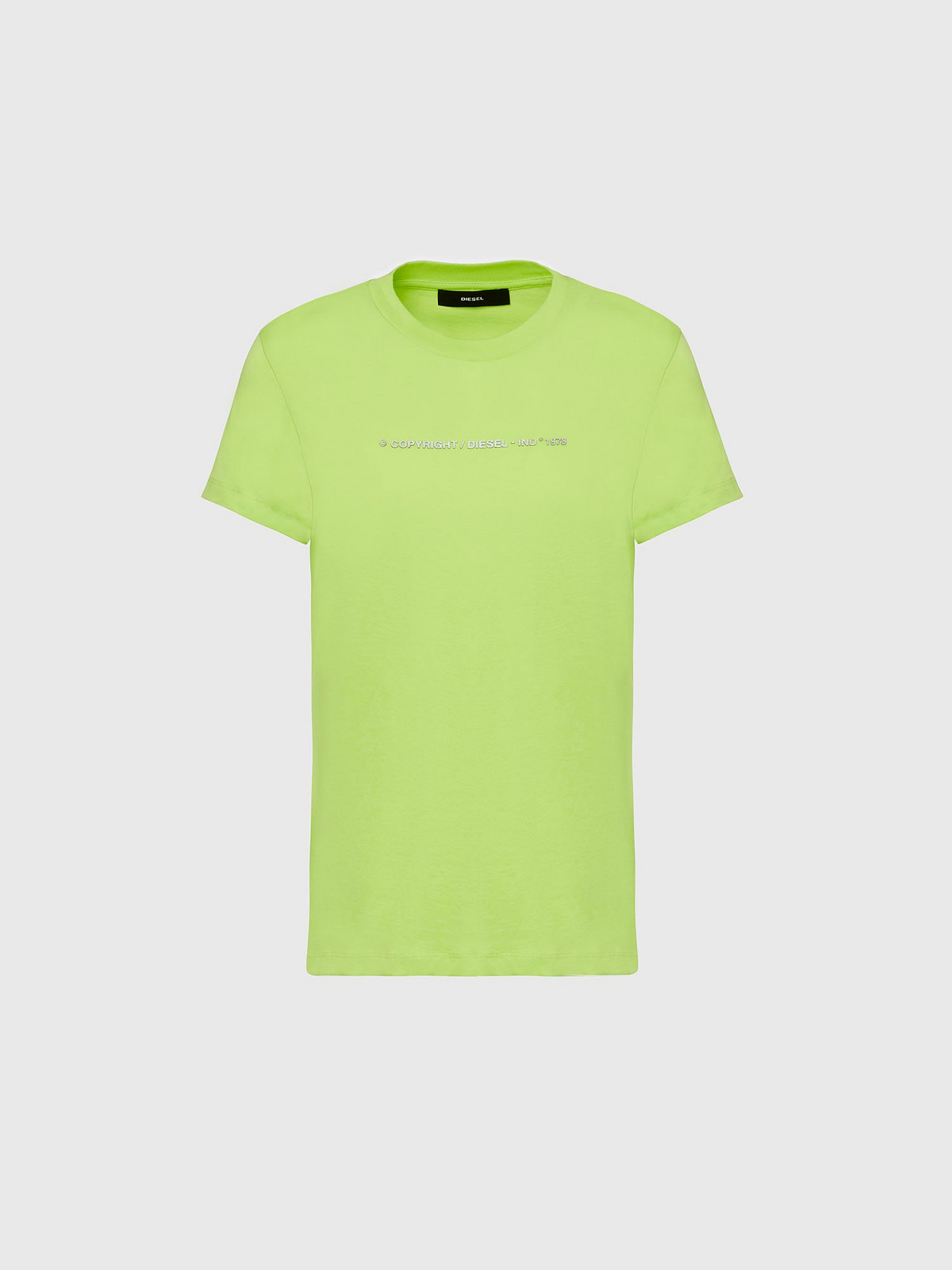 Diesel Tričko - TSILYCOPY TSHIRT neónovozelené