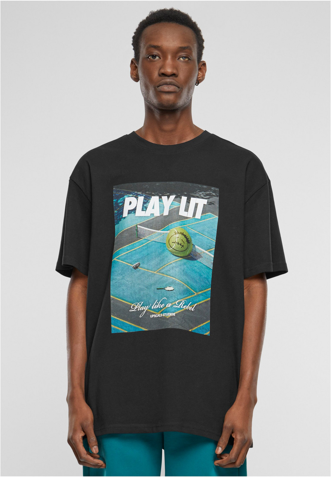 Men's T-shirt PlayLit black