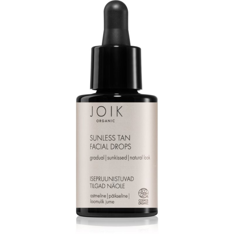 JOIK Organic Sunless Tan Facial Drops samoopaľovacie kvapky na tvár 30 ml