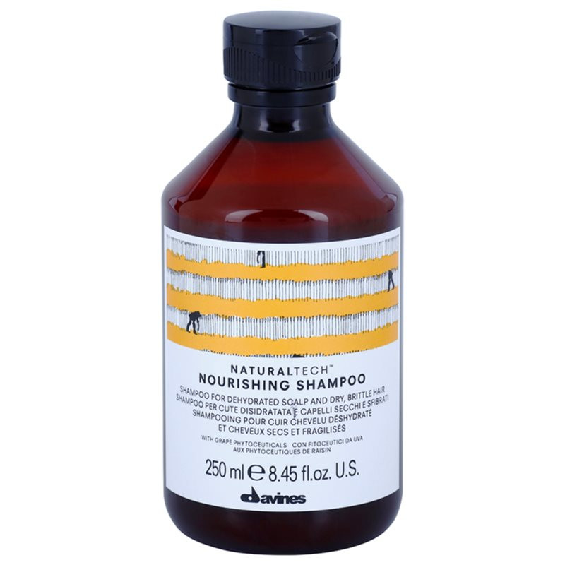 Davines Naturaltech Nourishing šampón pre dehydratovanú pokožku hlavy a suché krehké vlasy 250 ml