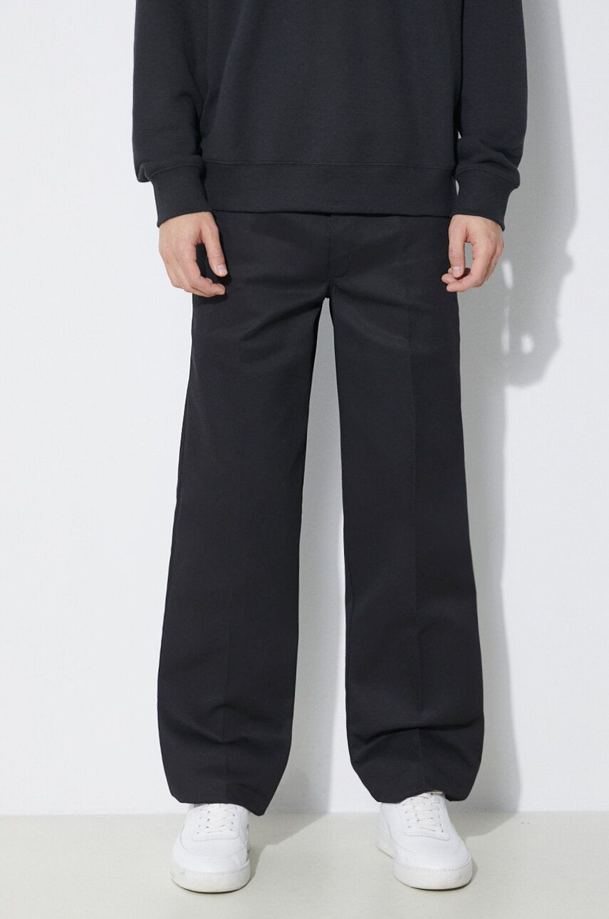 Nohavice Dickies WP873 pánske, čierna farba, priliehavé, DK0A4XK9