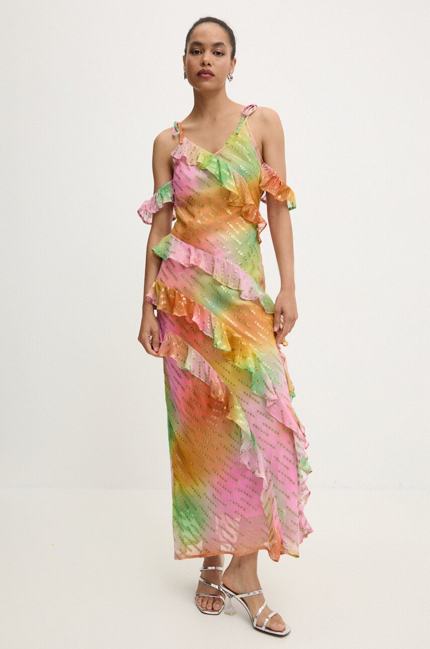 Šaty Never Fully Dressed Faro Dress maxi, priliehavá, NFDDR1547